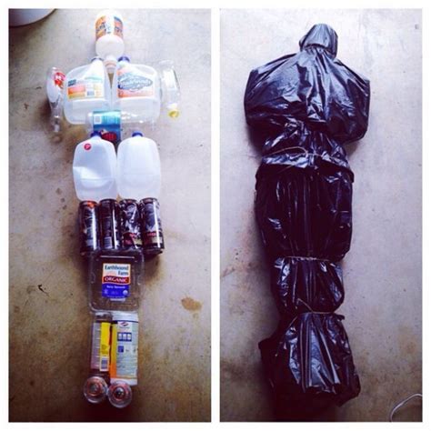 fake body in garbage bag|diy body bag.